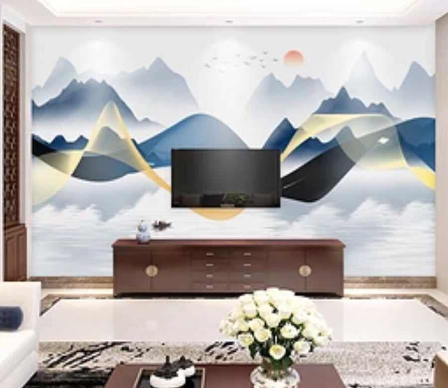 3D Group Mountain WG1153 Wall Murals