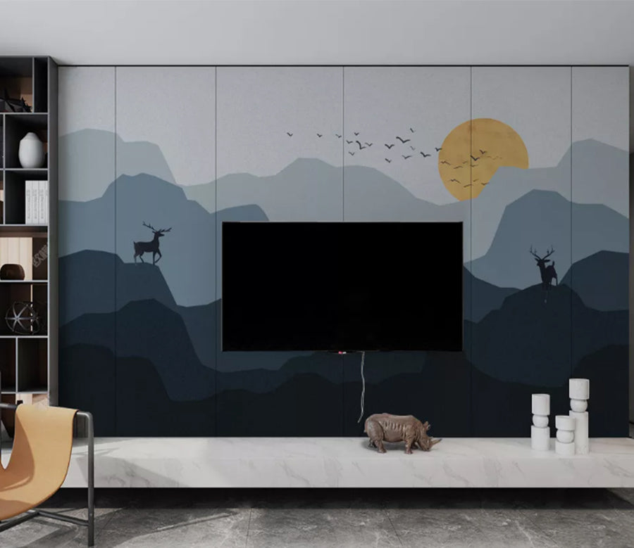 3D Sun Valley Fawn WC1913 Wall Murals