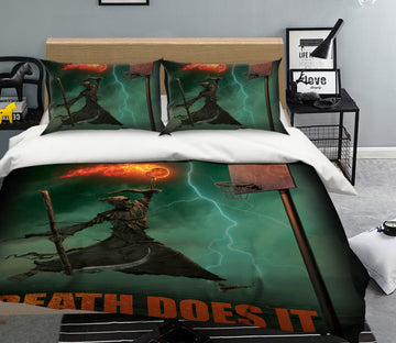 3D Death Does It 037 Bed Pillowcases Quilt Exclusive Designer Vincent