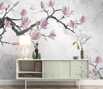 3D Fragrant Bird WC1555 Wall Murals