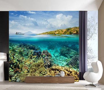 3D Blue Sea Water 1016 Wall Murals