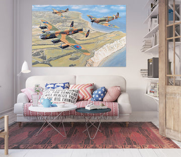 3D Military Aircraft 017 Trevor Mitchell Wall Sticker