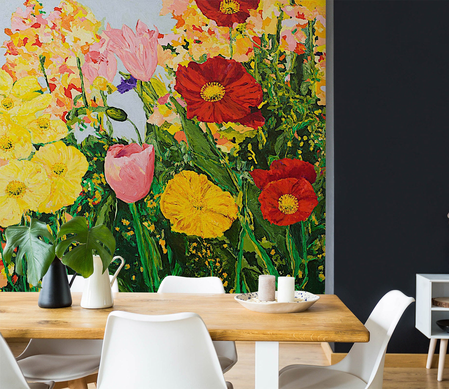 3D Wild Flowers 162 Allan P. Friedlander Wall Mural Wall Murals