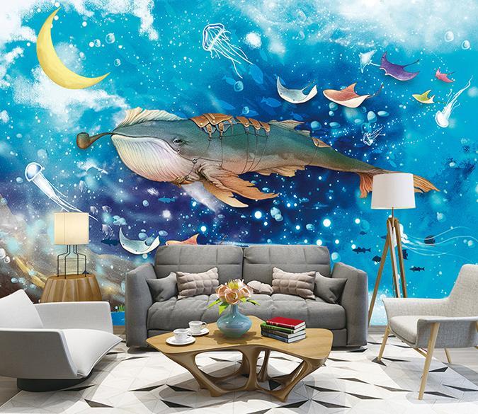 3D Underwater World 597 Wall Murals Wallpaper AJ Wallpaper 2 