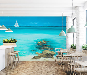 3D Blue Seawater 1844 Marina Zotova Wall Mural Wall Murals