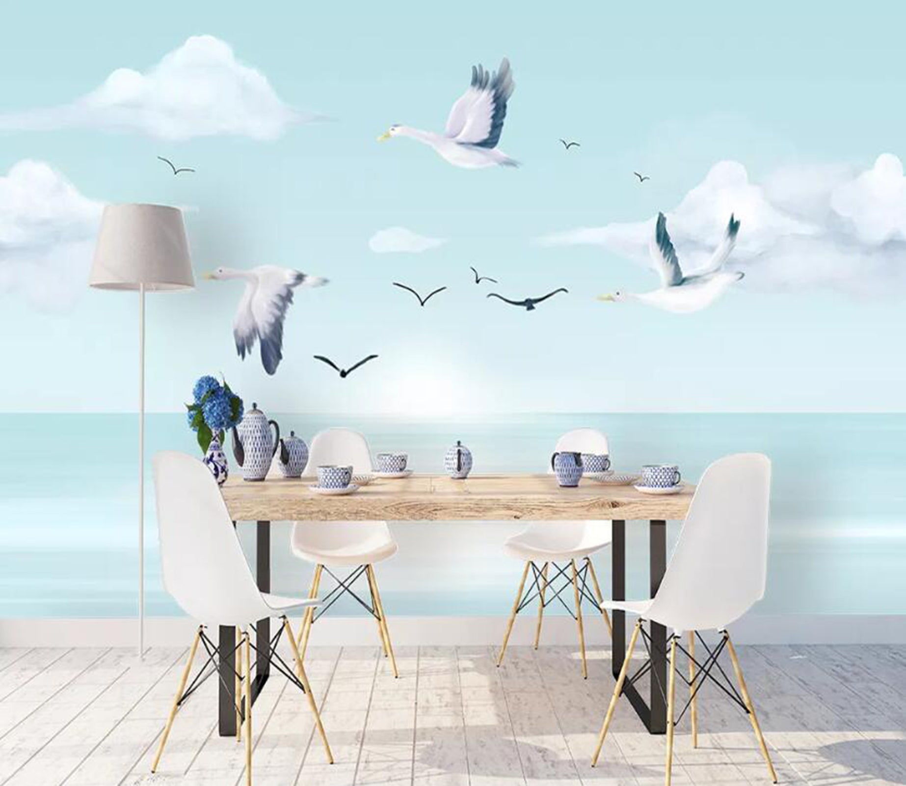 3D Flying Birds WC05 Wall Murals Wallpaper AJ Wallpaper 2 