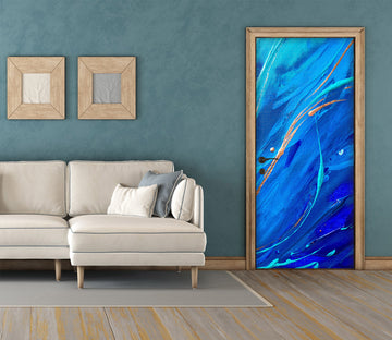 3D Sky Blue 3114 Skromova Marina Door Mural