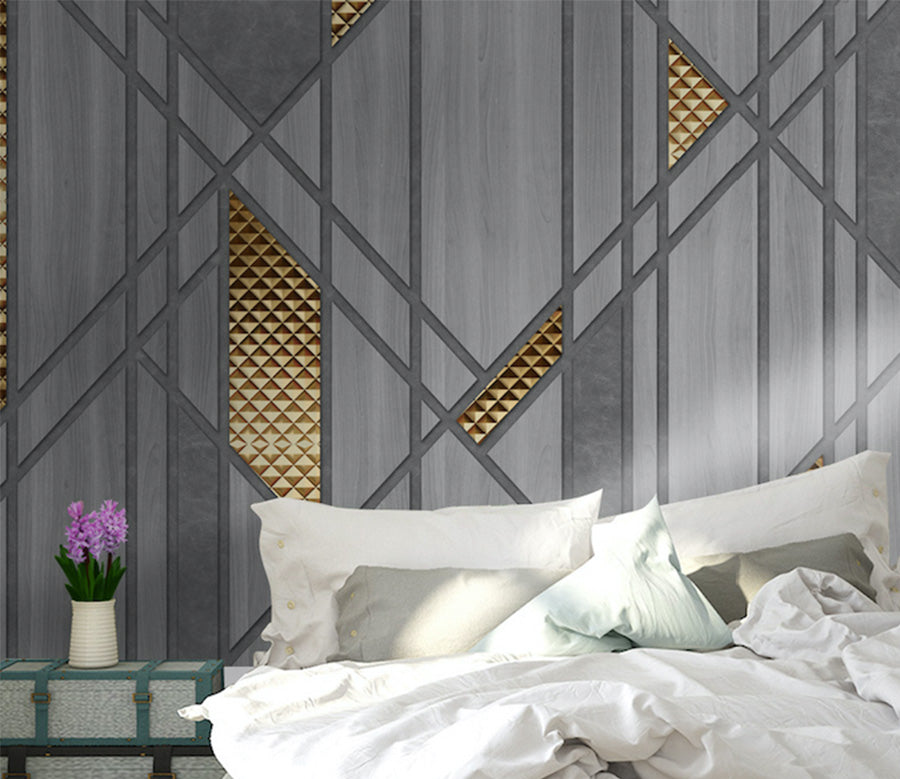 3D Grey Modern WG028 Wall Murals