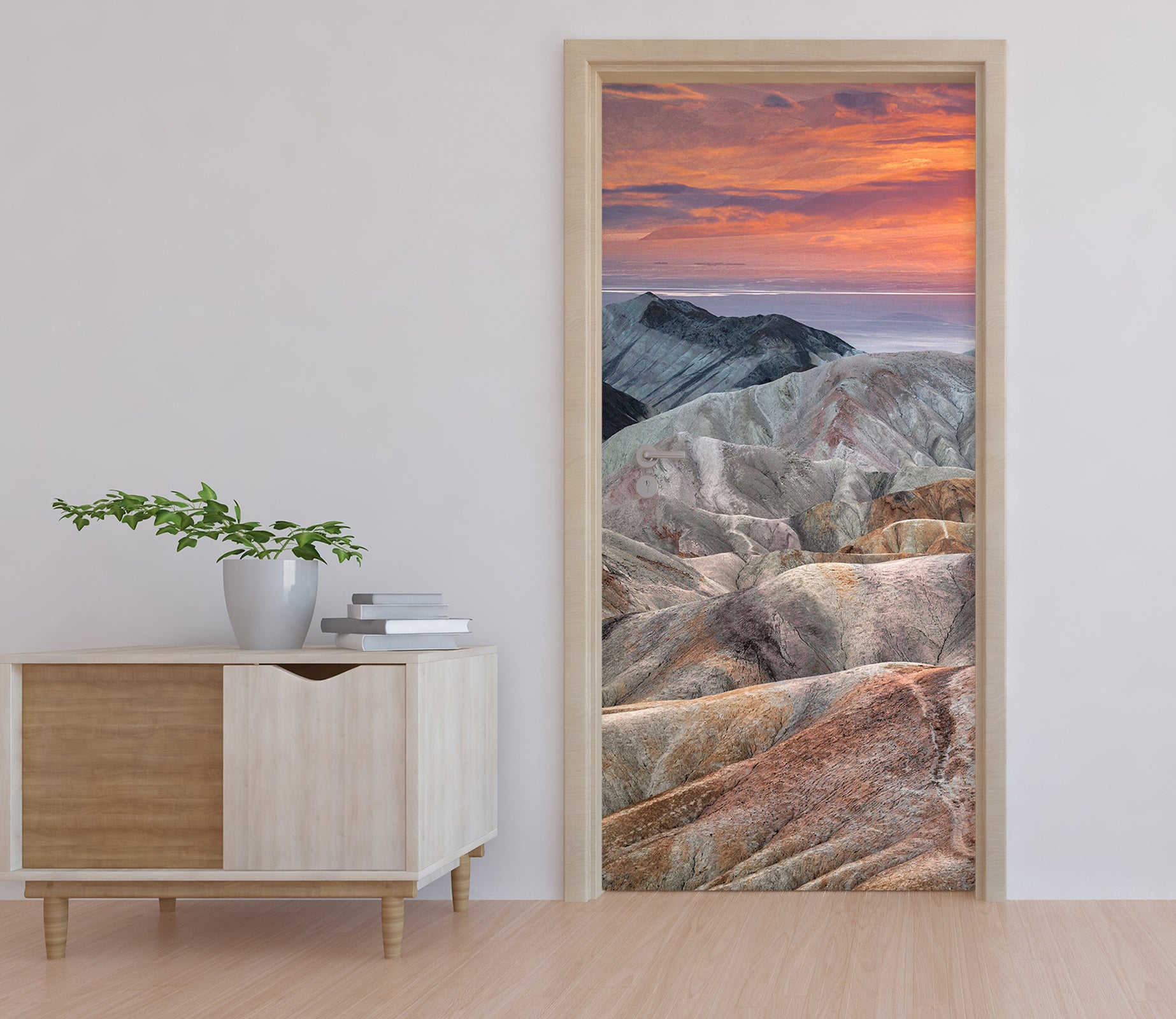 3D Stone Sunset 119142 Marco Carmassi Door Mural