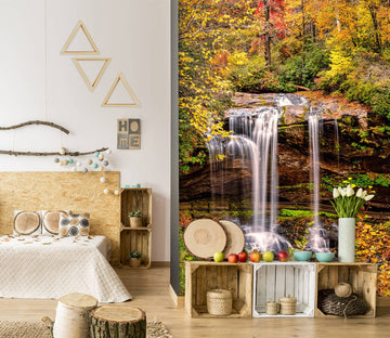 3D Autumn Forest 14 Beth Sheridan Wall Mural Wall Murals