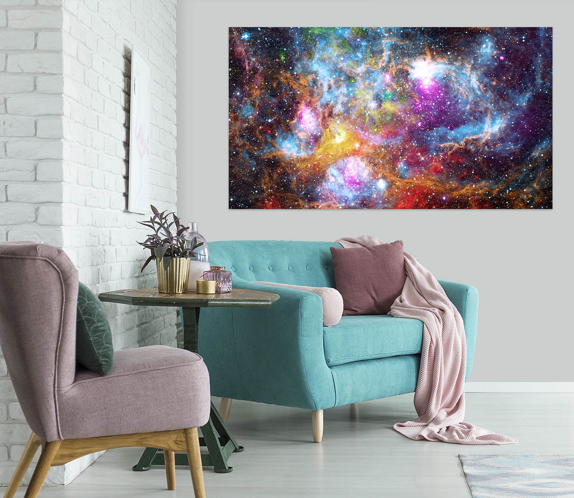 3D Color Starry Sky 1092 Wall Sticker