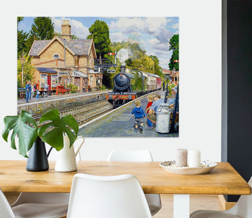 3D City Train 037 Trevor Mitchell Wall Sticker