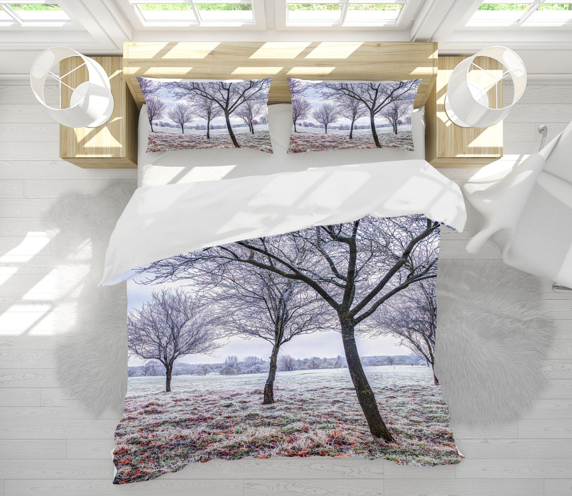 3D Snow Tree 85180 Assaf Frank Bedding Bed Pillowcases Quilt