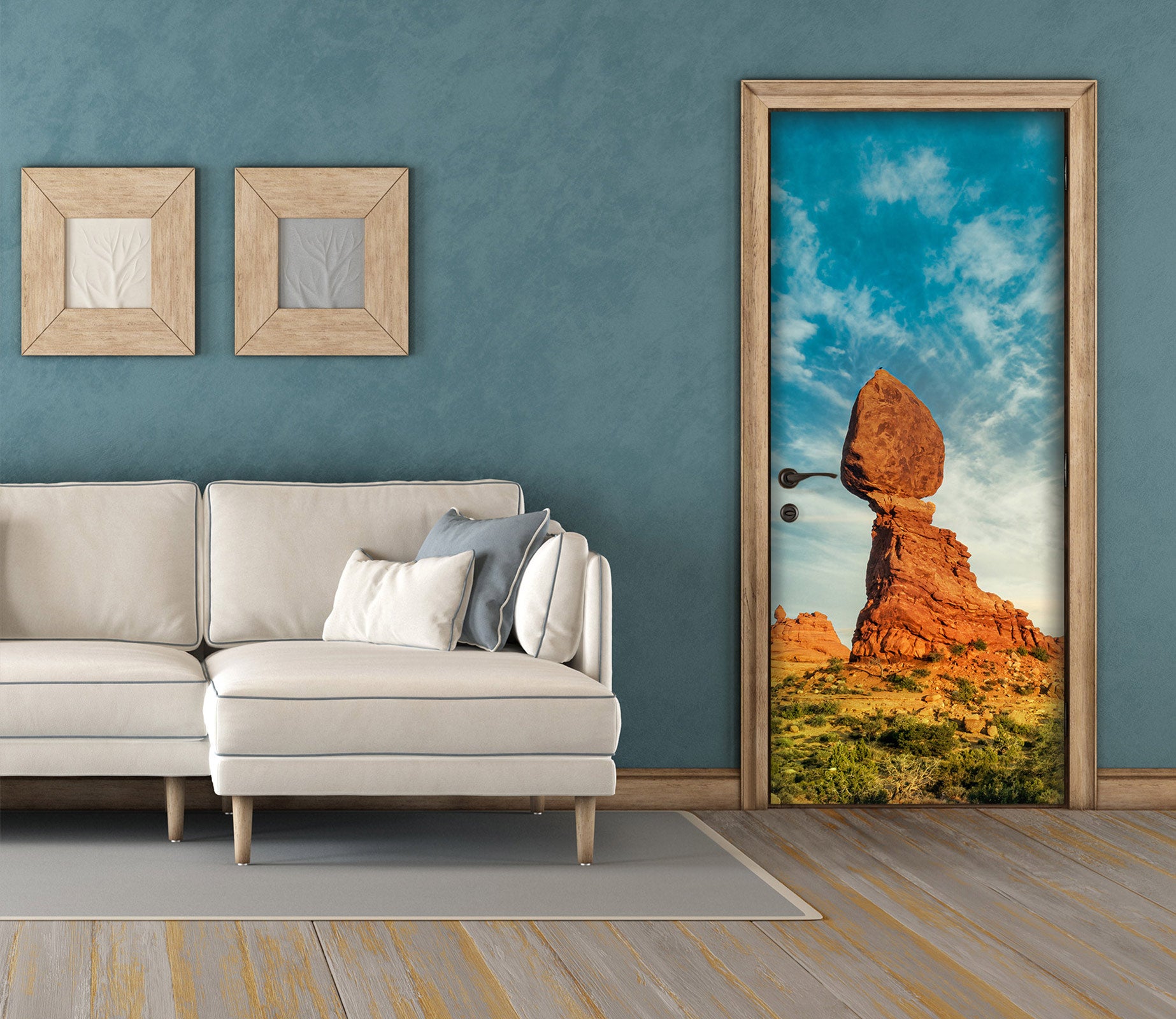 3D Stone Rocks 107164 Beth Sheridan Door Mural