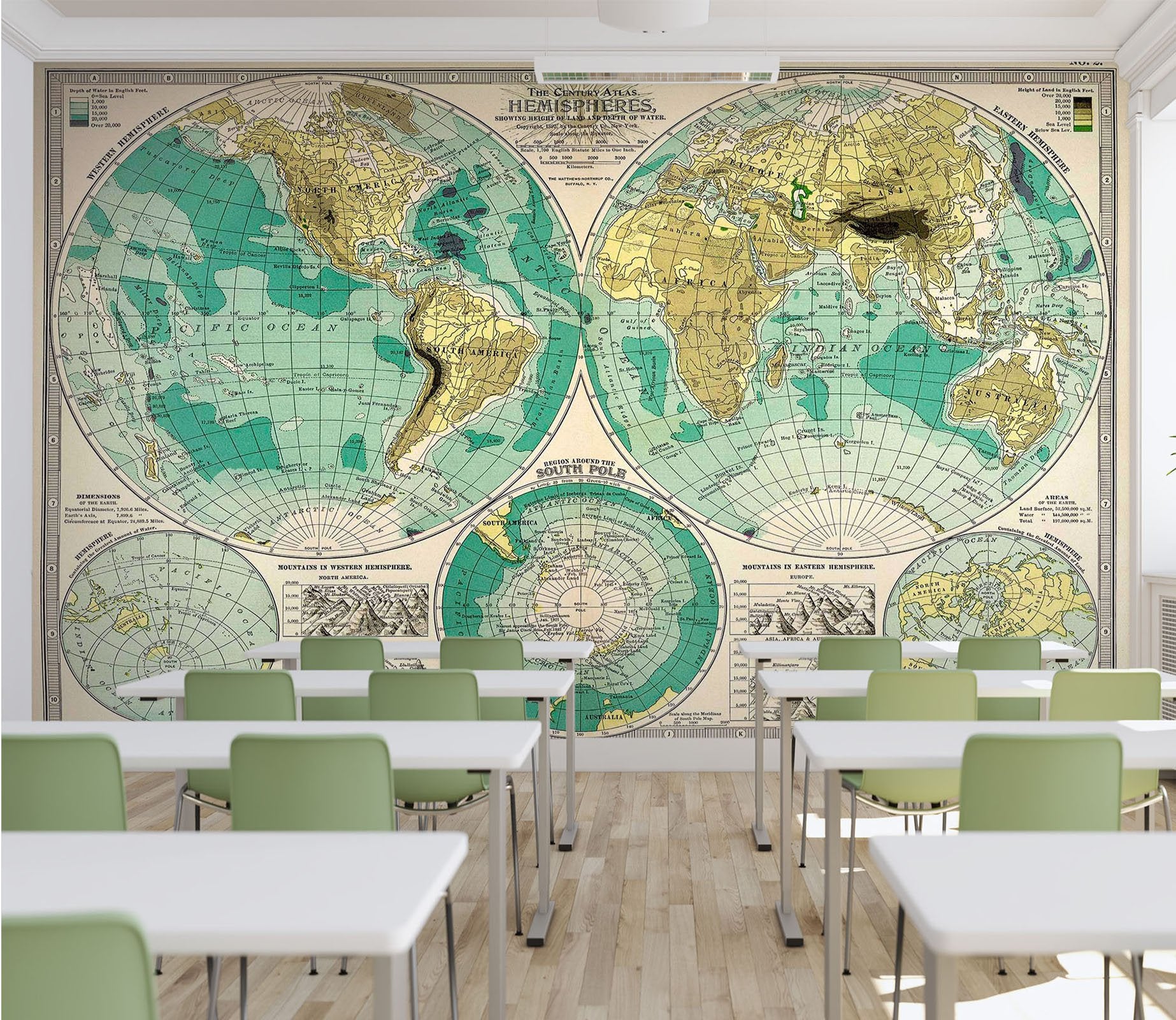 3D world map 62 Wall Murals Wallpaper AJ Wallpaper 2 