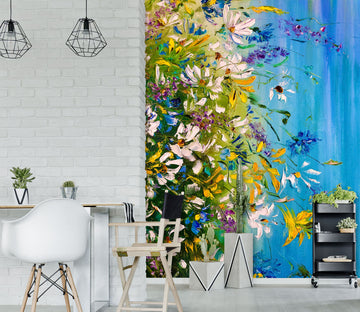 3D Colorful Daisies 293 Skromova Marina Wall Mural Wall Murals