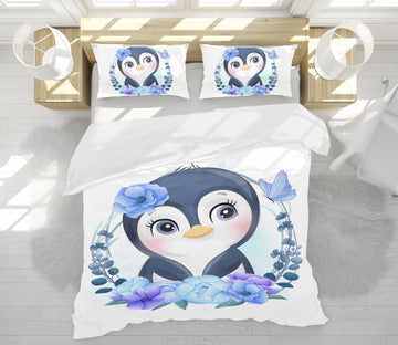 3D Penguin 63235 Bed Pillowcases Quilt