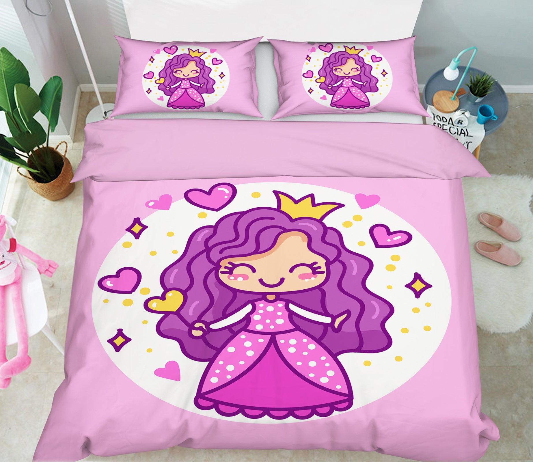 3D Girl 67029 Bed Pillowcases Quilt