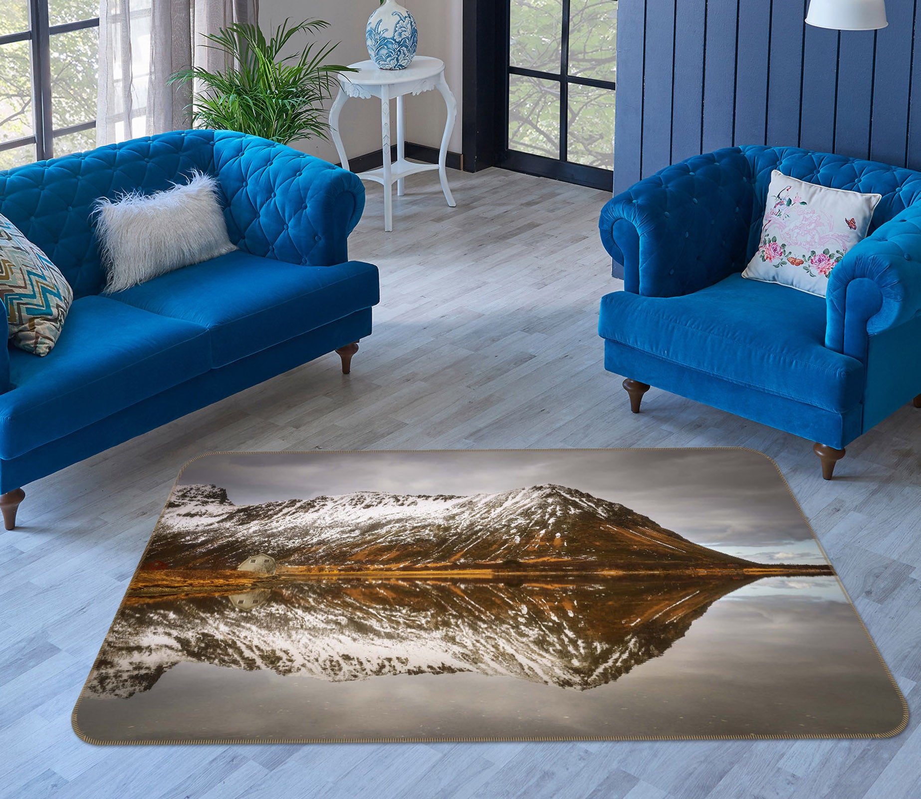 3D Landscape 1141 Marco Carmassi Rug Non Slip Rug Mat