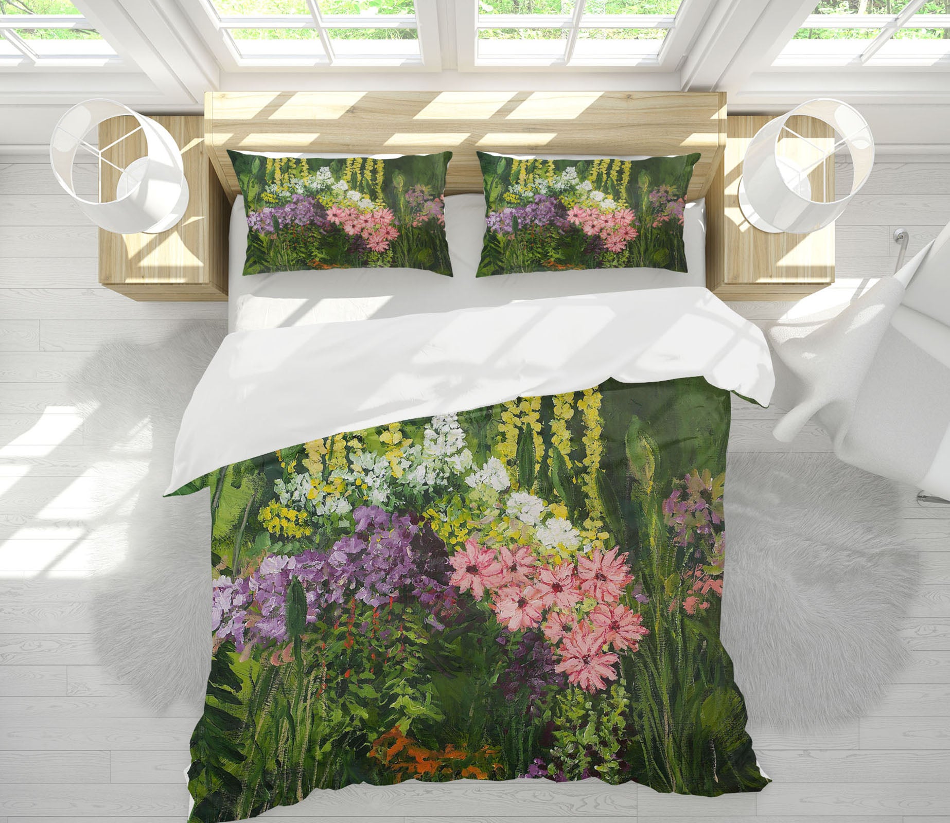 3D Flower Dance 1036 Allan P. Friedlander Bedding Bed Pillowcases Quilt