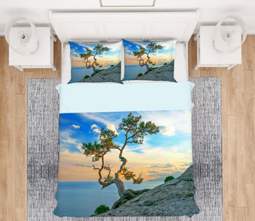 3D Hillside Tree 67106 Bed Pillowcases Quilt