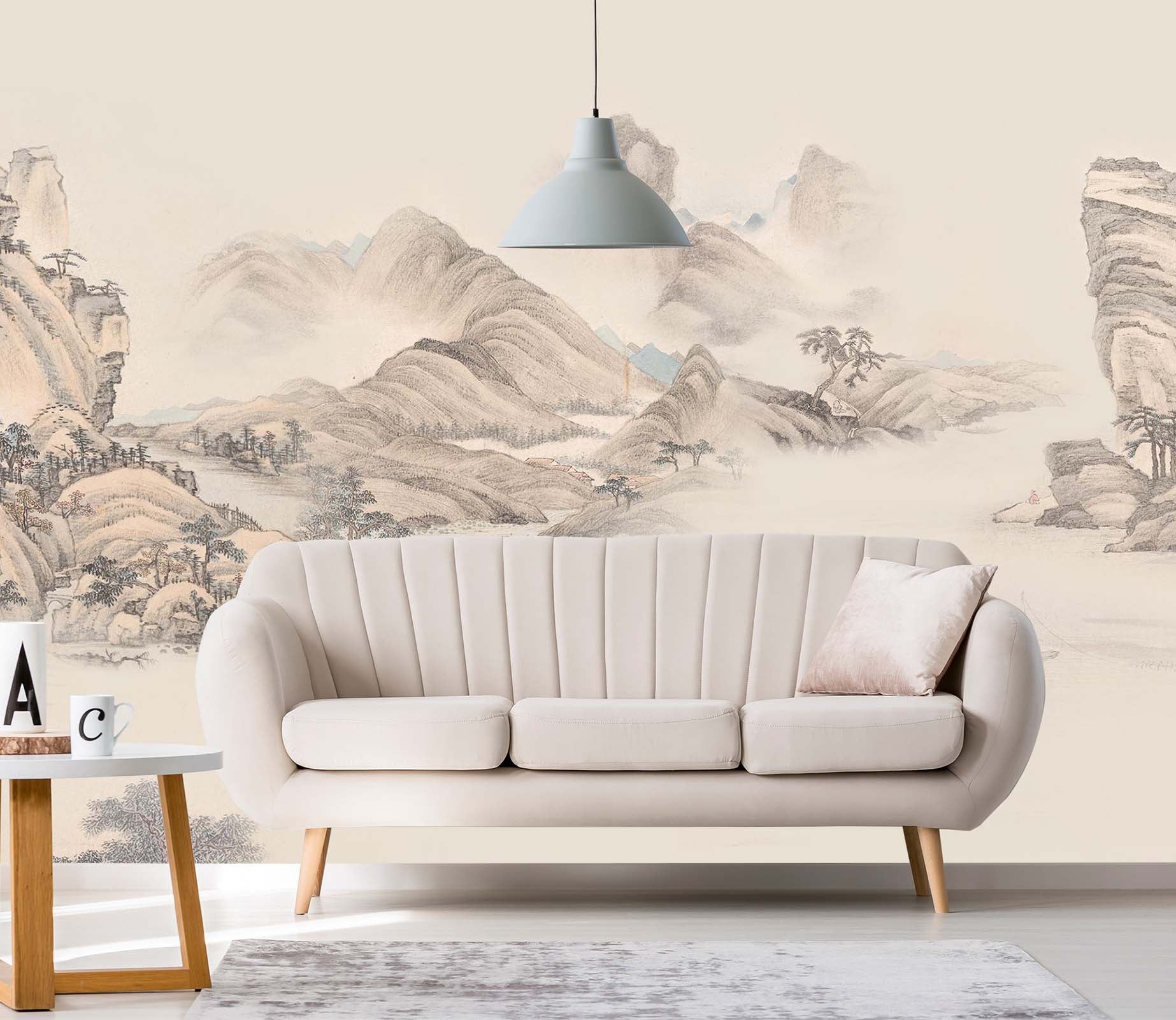 3D Sketch Valley 1459 Wall Murals