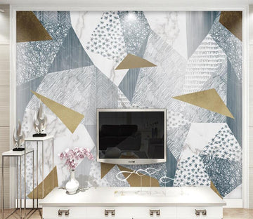 3D Different Textures Of Light Blue 2515 Wall Murals