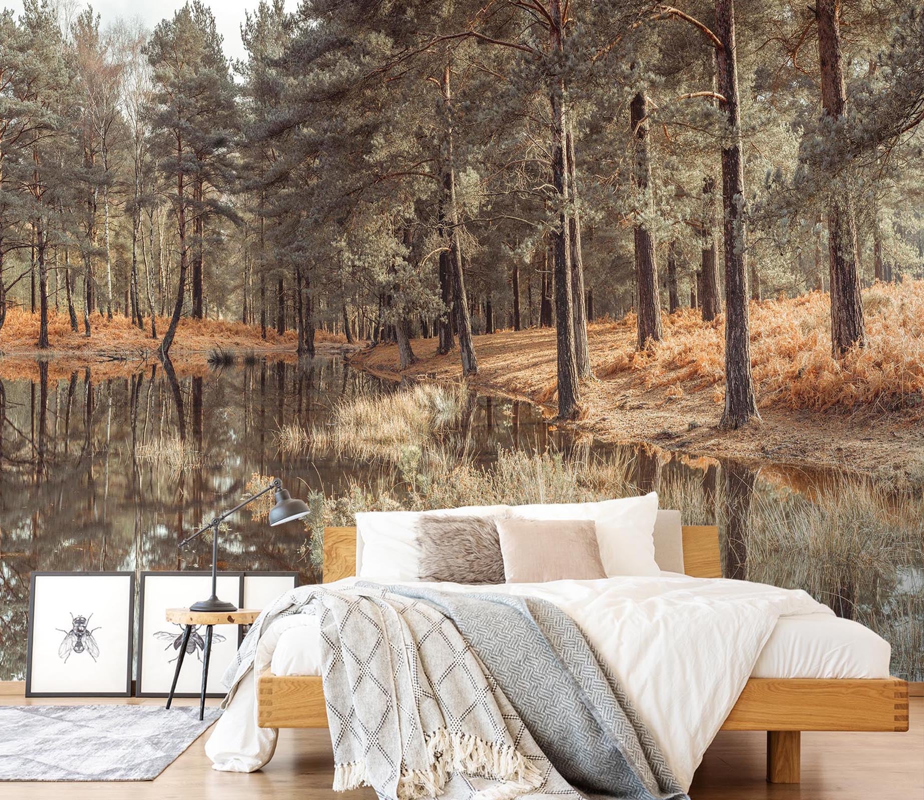 3D Outdoor Lake 6162 Assaf Frank Wall Mural Wall Murals