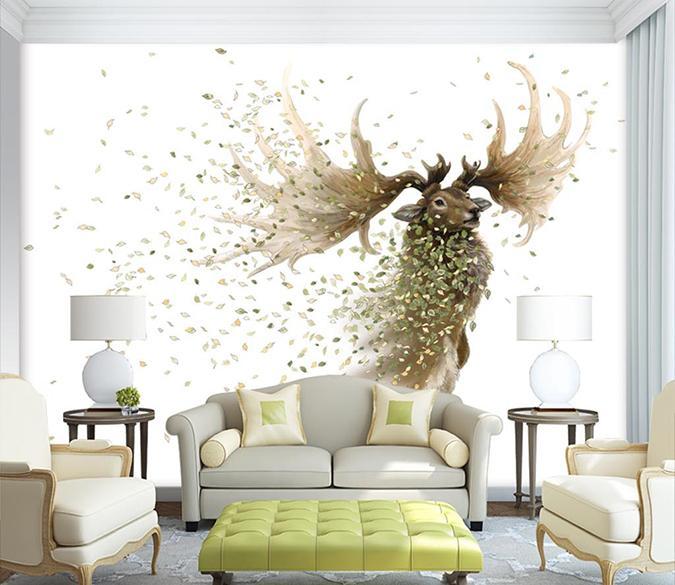 3D Elk 358 Wall Murals Wallpaper AJ Wallpaper 2 