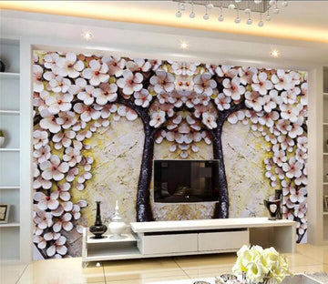 3D Plum Blossom WC864 Wall Murals