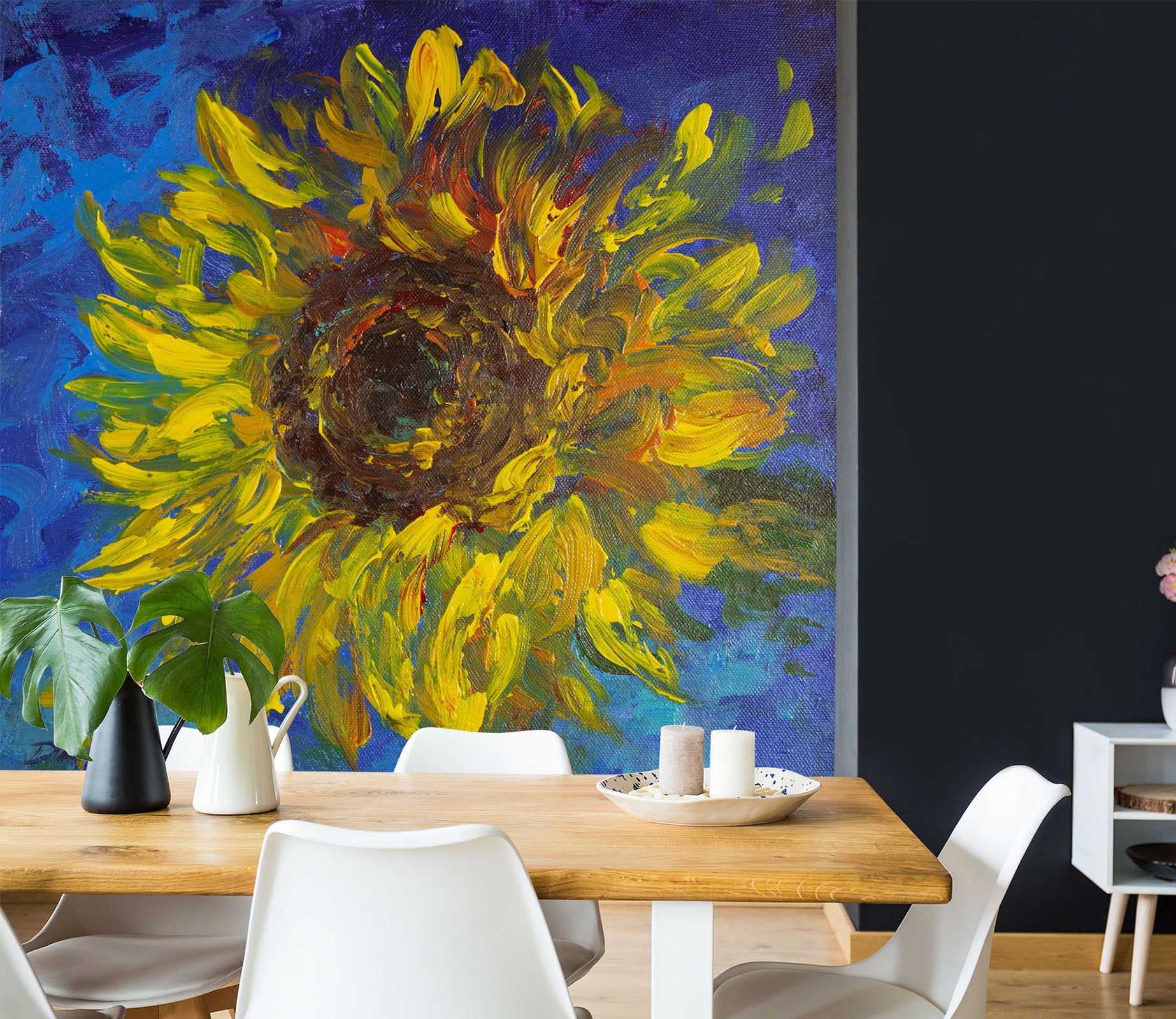 3D Painting Sunflower 3119 Debi Coules Wall Mural Wall Murals