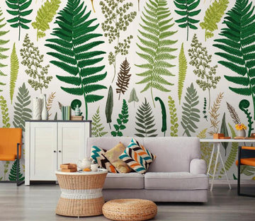 3D Different Leaves 592 Wall Murals