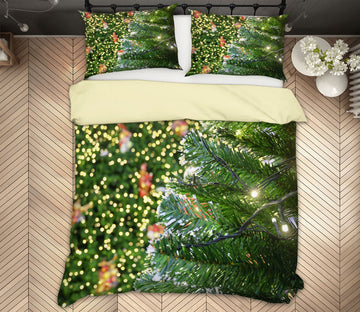 3D Branches 52159 Christmas Quilt Duvet Cover Xmas Bed Pillowcases