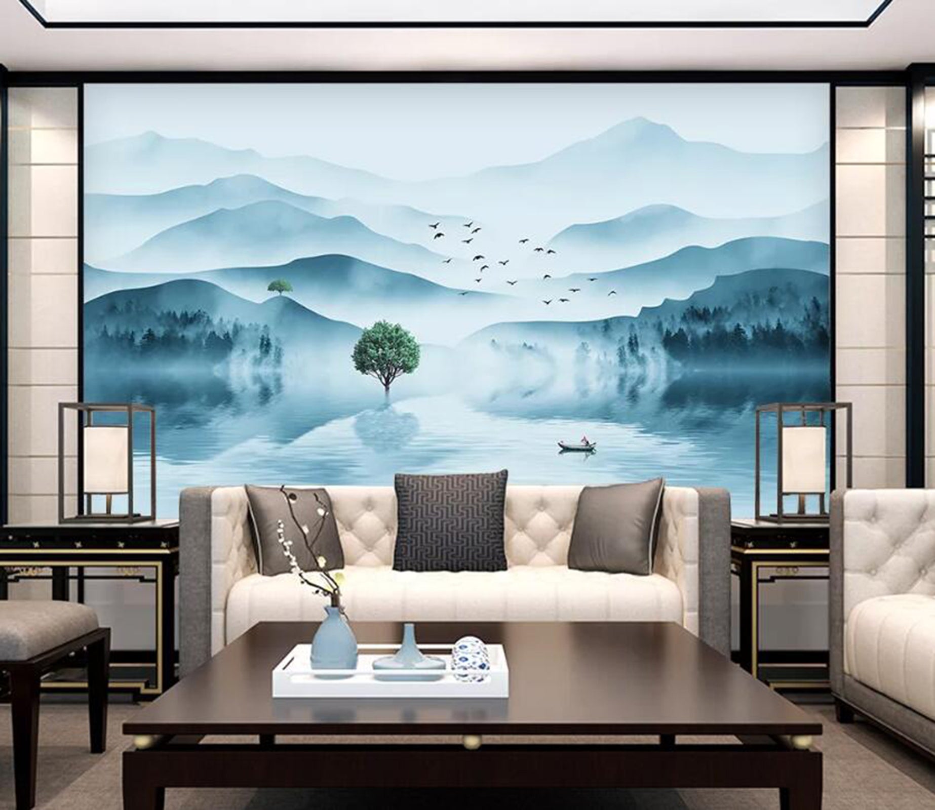 3D Landscape Painting WC31 Wall Murals Wallpaper AJ Wallpaper 2 