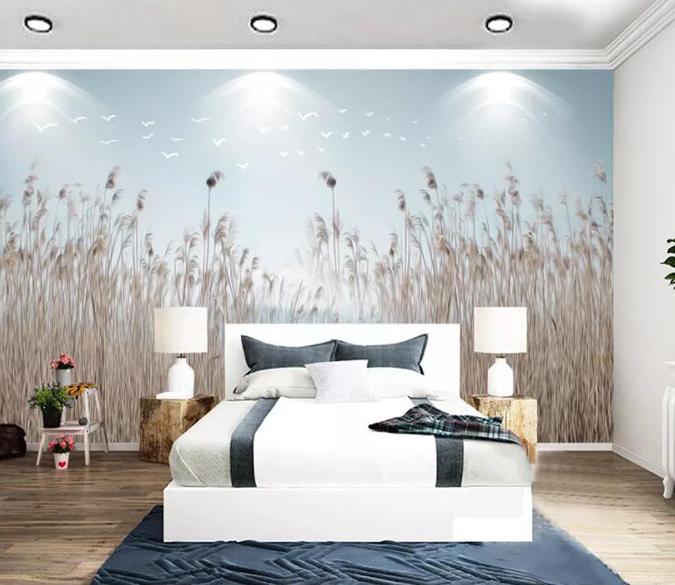 3D Reeds 267 Wall Murals Wallpaper AJ Wallpaper 2 