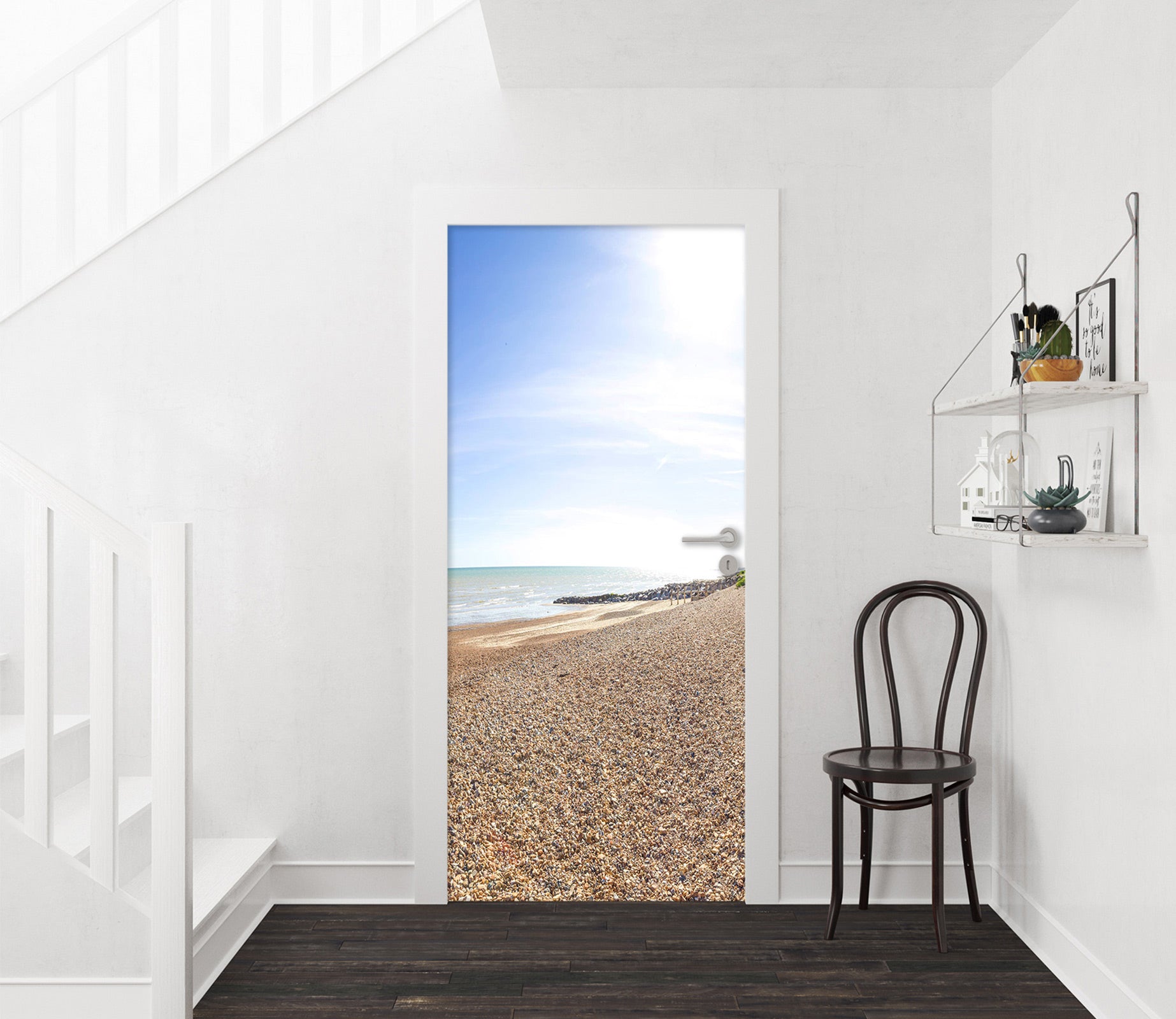 3D Seaside Beach 10647 Assaf Frank Door Mural