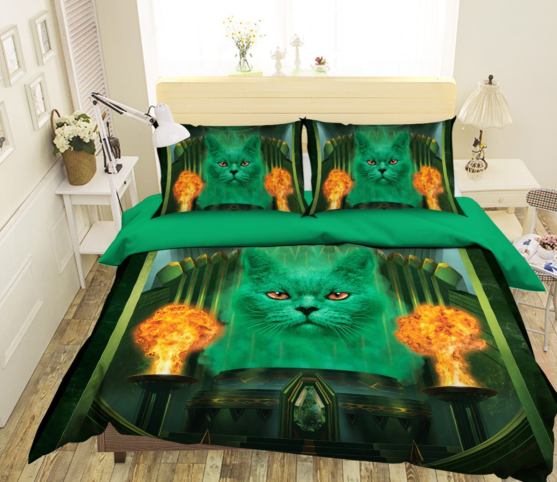 3D Cat The Great And Powerful Def 025 Bed Pillowcases Quilt Exclusive Designer Vincent