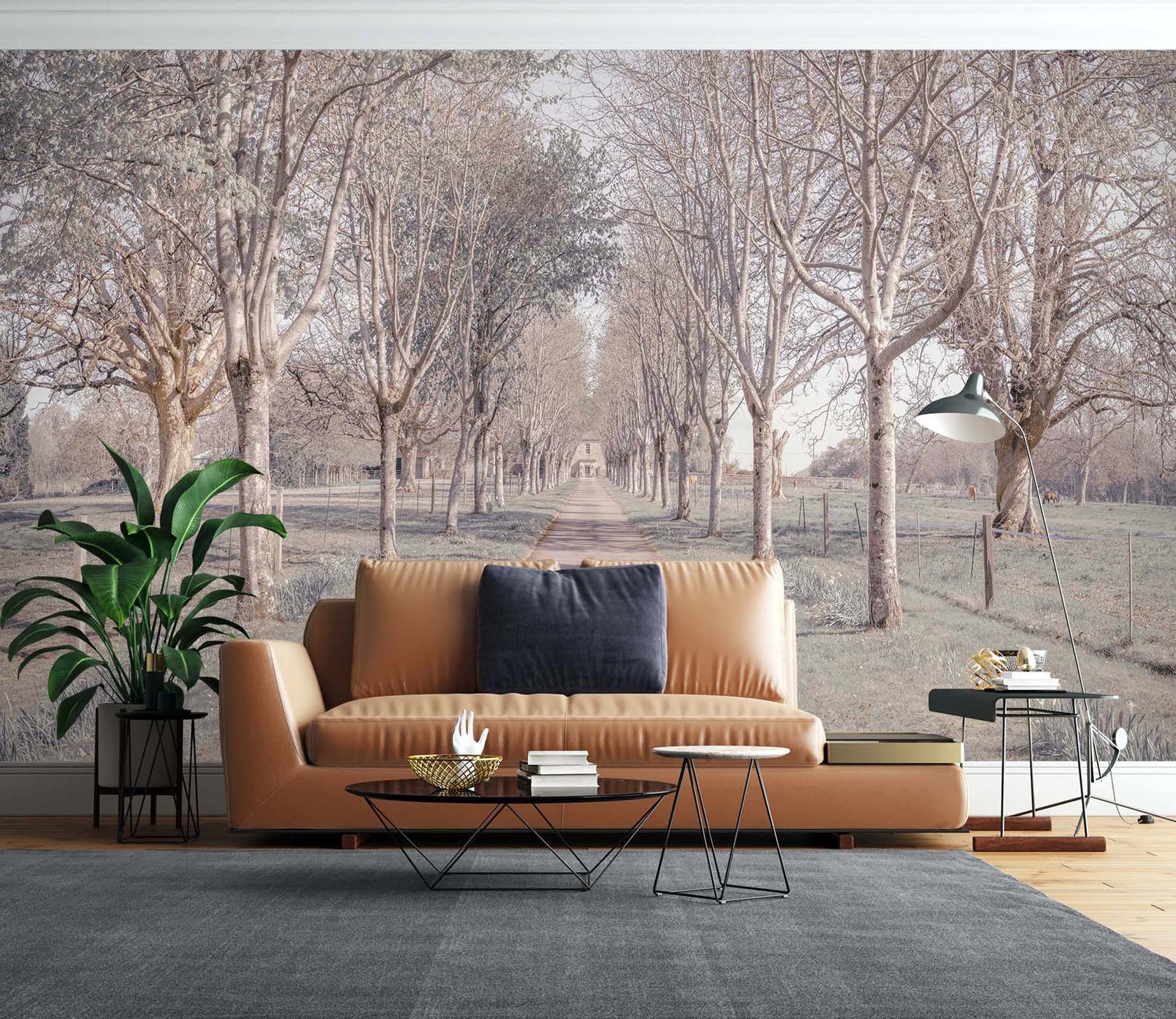 3D Tree Path 6174 Assaf Frank Wall Mural Wall Murals