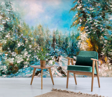 3D Painted Forest 108 Skromova Marina Wall Mural Wall Murals