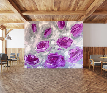 3D Purple Rose 2624 Skromova Marina Wall Mural Wall Murals