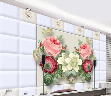 3D Wall Flower WC1012 Wall Murals