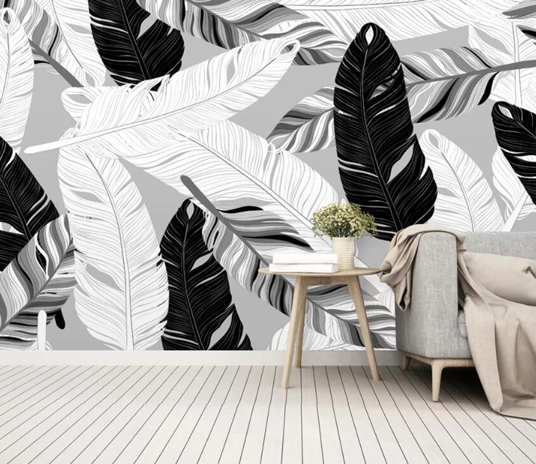 3D Art Feather WC06 Wall Murals