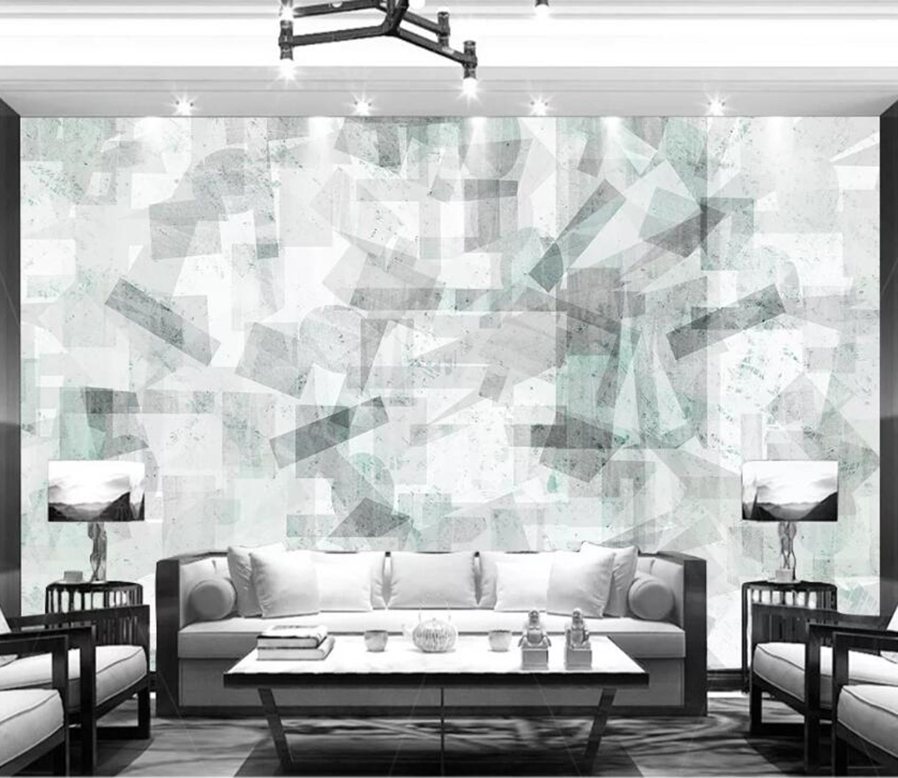 3D Color Geometry WC42 Wall Murals Wallpaper AJ Wallpaper 2 