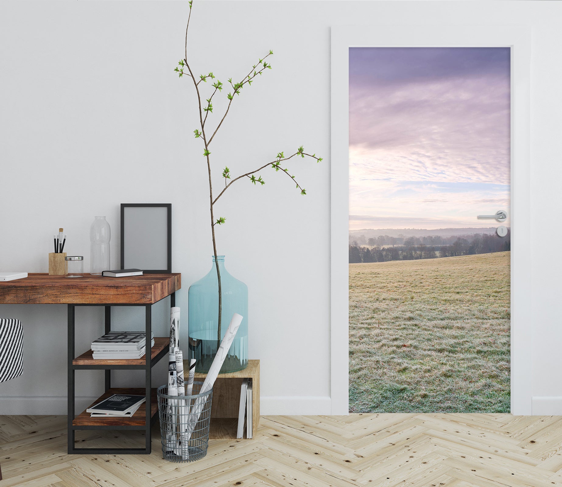 3D Lawn 10252 Assaf Frank Door Mural