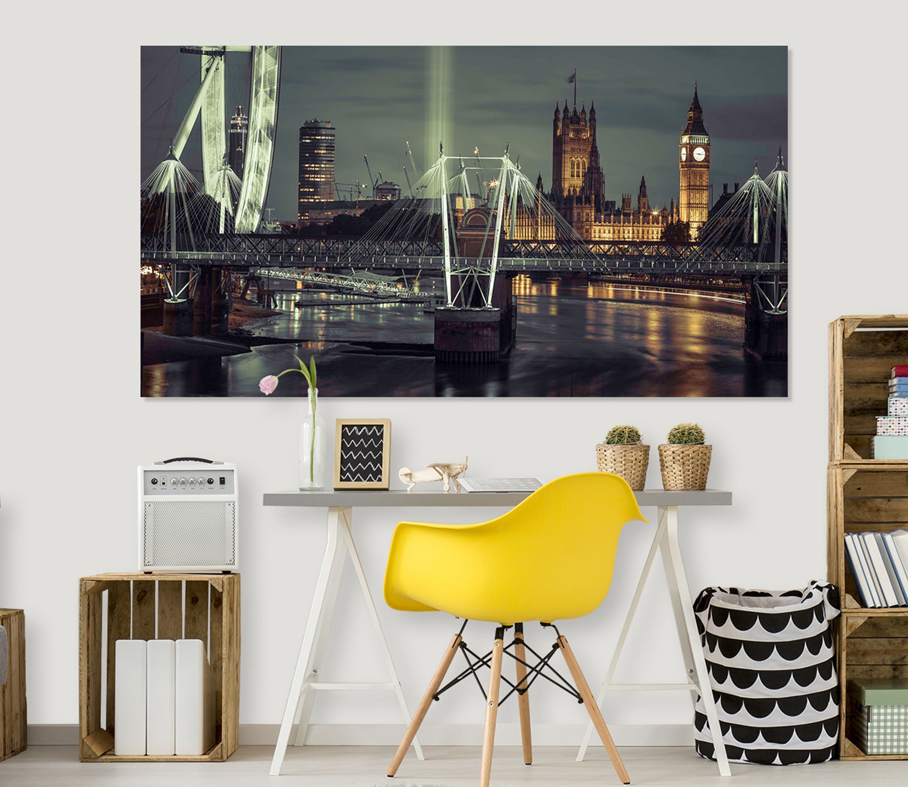 3D City Lights 035 Assaf Frank Wall Sticker