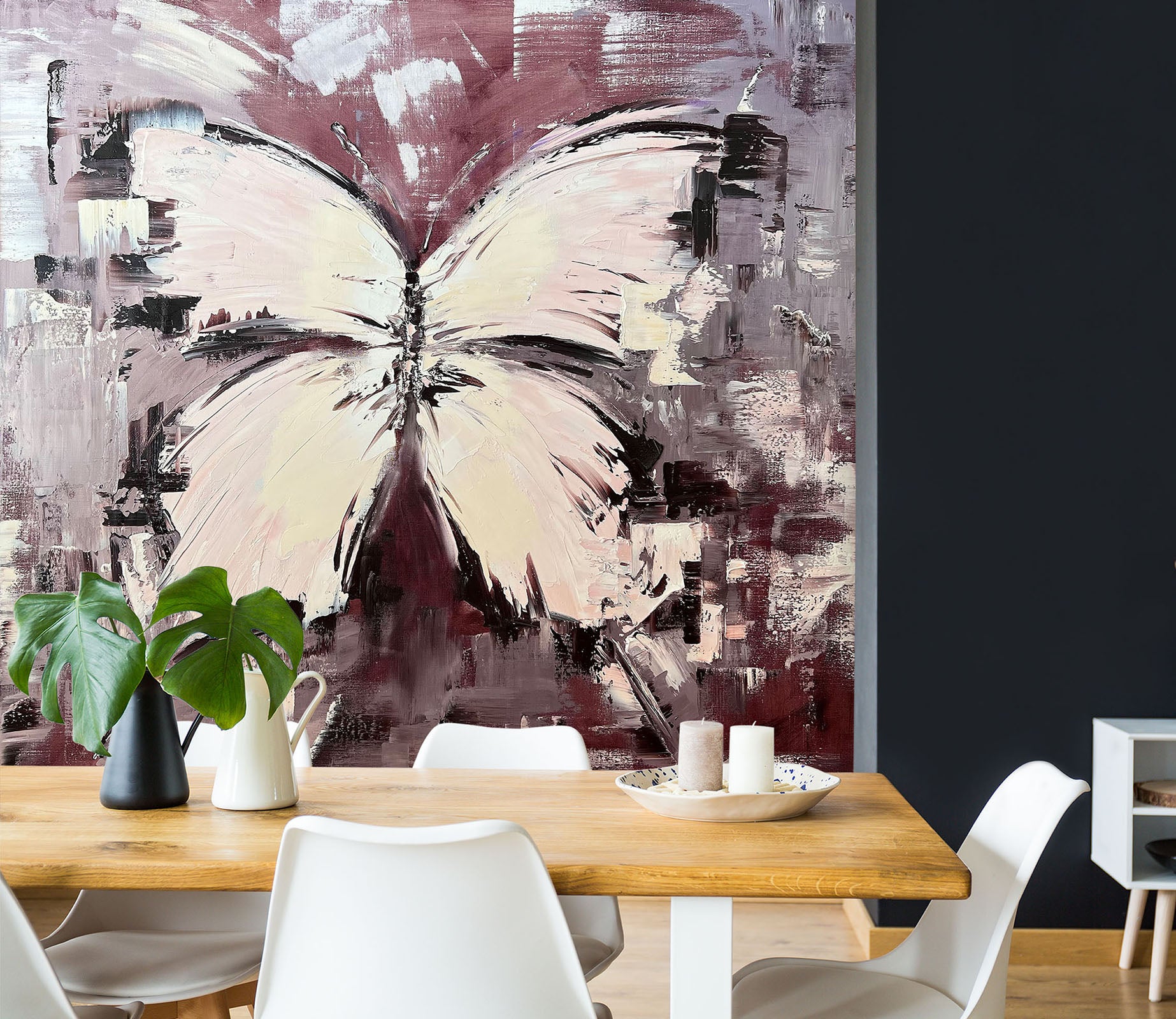 3D Painted Butterfly 2620 Skromova Marina Wall Mural Wall Murals