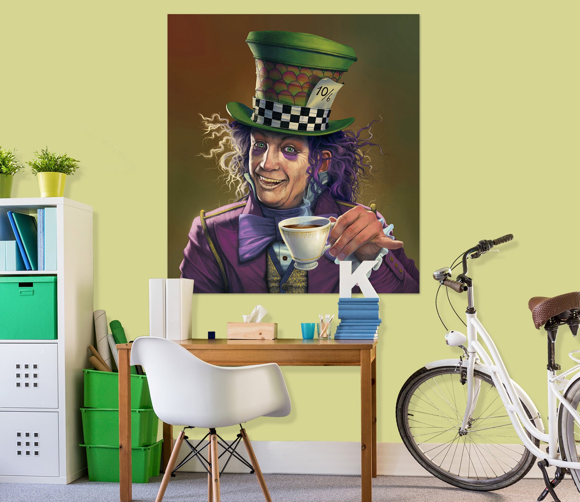 3D Mad Hatter Def 050 Vincent Hie Wall Sticker