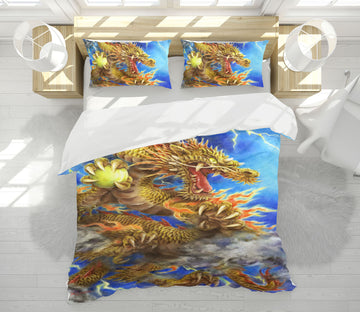 3D Dragon Cloud 5830 Kayomi Harai Bedding Bed Pillowcases Quilt Cover Duvet Cover