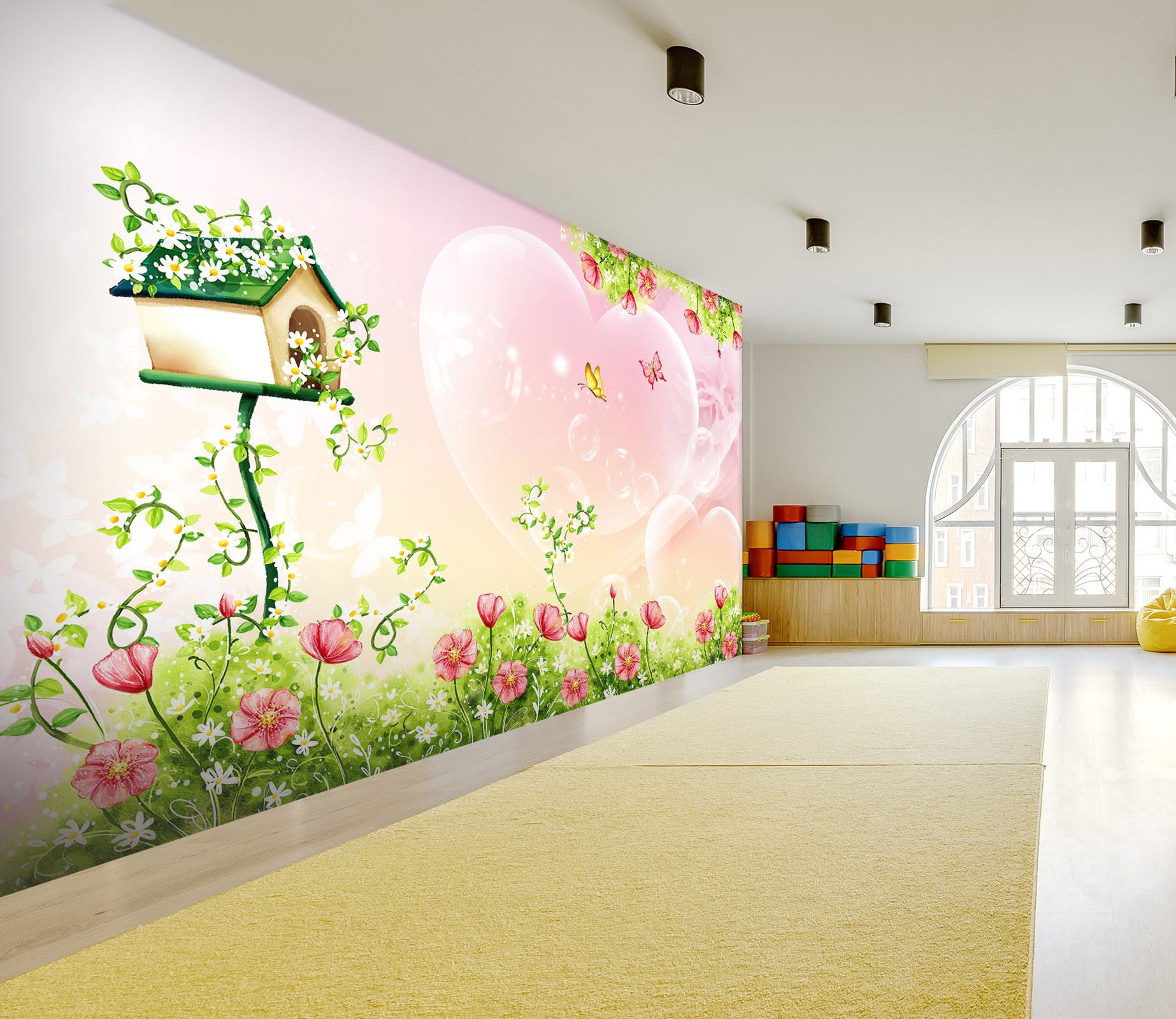 3D Cartoon Mailbox 294 Wall Murals