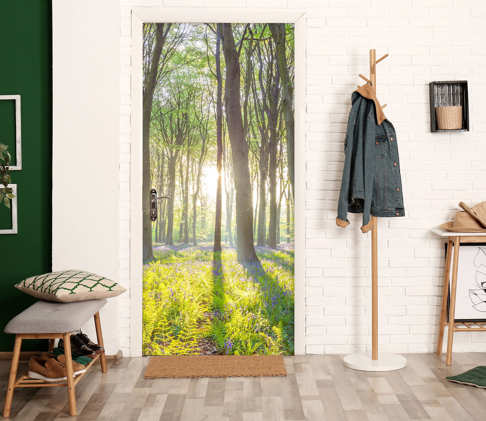 3D Sunshine Woods 10644 Assaf Frank Door Mural